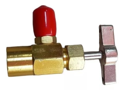 LLAVE DE SERVICIO PARA REFRIGERANTE EN LATA