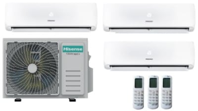 AIRE ACONDICIONADO MULTISPLIT HISENSE 9+9+12 UI/24 UE1