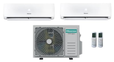 AIRE ACONDICIONADO MULTISPLIT HISENSE 12+18 UI/24 UE