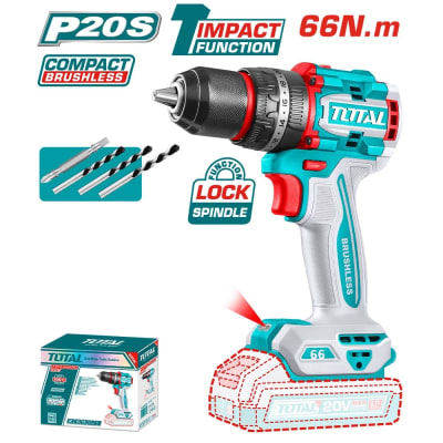 TALADRO PERCUTOR INALAMBRICO 20V 66NM1