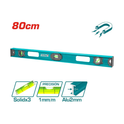NIVEL DE ALUMINIO IMANTADO 80cm - TOTAL1