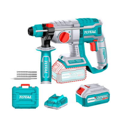 COMBO ROTOMARTILLO 22MM INAL. + 1 BATERIA 4AH + CARGADOR SUPER - TOTAL1