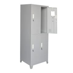 CASILLERO METALICO 2 CUERPOS 4 PUERTAS