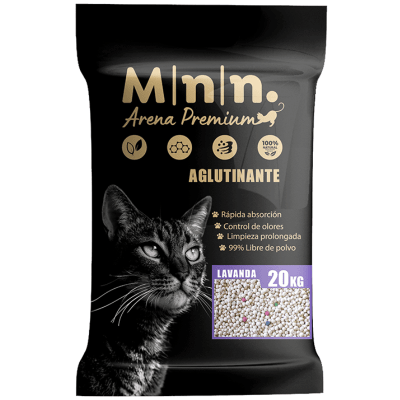 ARENA SANITARIA MININO 20 KILOS LAVANDA