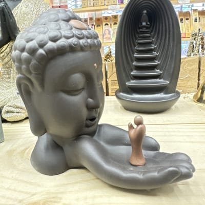 Porta Incienso Cascada Buddha's Soul + 10 inciensos especiales