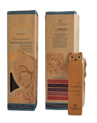 Sahumerio 40 Tibetanos Sensaciones Divinas - Aromanza