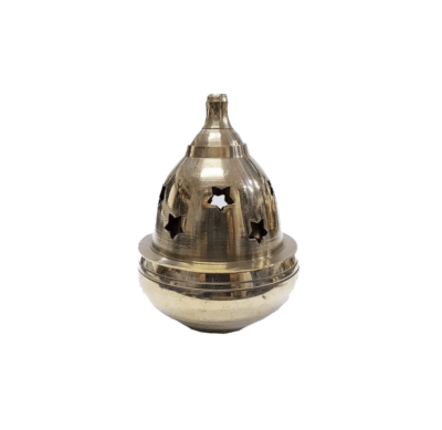 Porta Incienso - Quemador de Bronce Oval Medium
