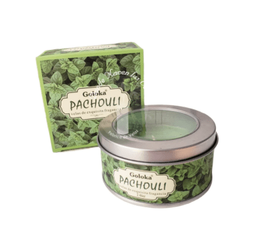 Vela Aromática Patchouli - Goloka lata