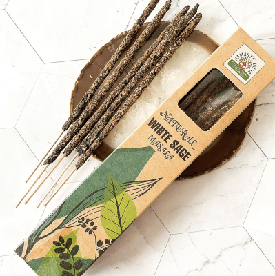 Incienso Natural Salvia Blanca Organico - Namaste India