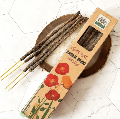 Incienso Natural Sandalwood Organico - Namaste India