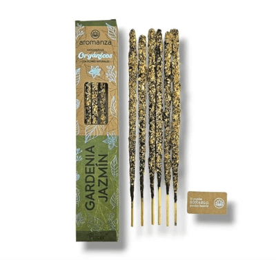 Sahumerio Organico Gardenia Jazmín - Aromanza