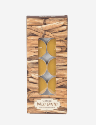 Vela Aromática Palo Santo Tealight - Goloka