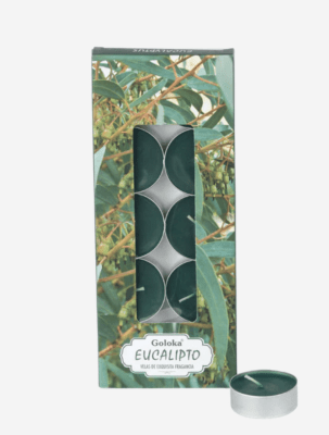 Vela Aromática Eucalyptus Tealight - Goloka