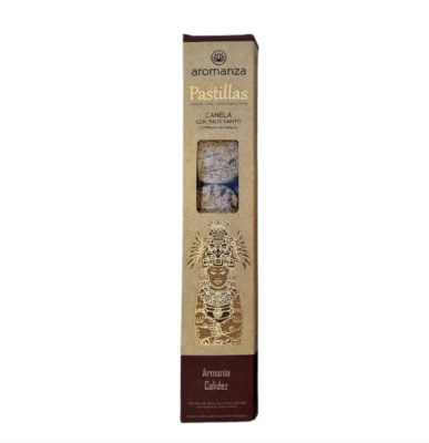 Pastillas Orgánicas Canela con Palo Santo - Aromanza