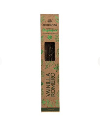 Sahumerio Organico Vainilla Romero - Aromanza