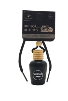 Difusor para Auto Manzana Canela Black 12 ml - Aromanza