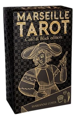 TAROT OF MARSEILLE GOLD&BLACK
