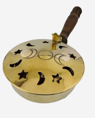 Quemador De Resina con Mango - Diseño Estrella Luna