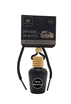 Difusor para Auto Mango Maracuya Black 12 ml - Aromanza
