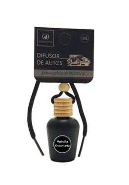 Difusor para Auto Vainilla Encantada Black 12 ml - Aromanza