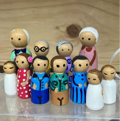 FAMORES - Set de Constelaciones Familiares (PINTADOS A MANO) 11 Piezas