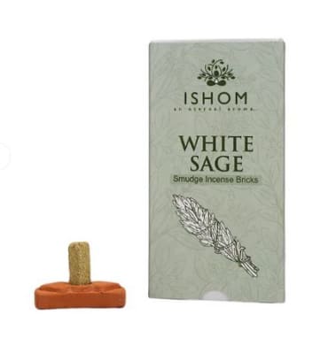 Ladrillos de Incienso Salvia Blanca