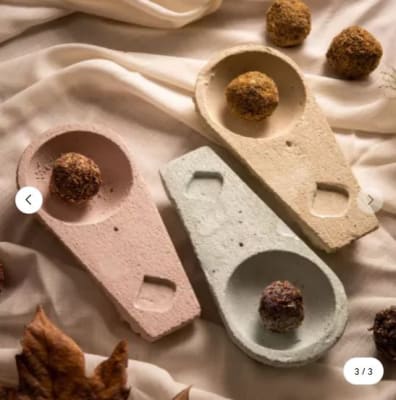 Sahumador de Cemento Colores