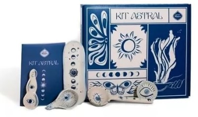 Kit Astral Esmaltado Para Sahumear - Sagrada Madre