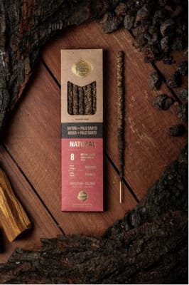 Sahumerio Natural Doble Mirra y Palo Santo