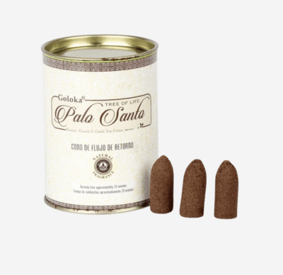 Incienso Cascada Palo Santo - Goloka - 24 Conos