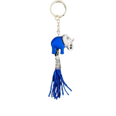Llavero Elefante Azul