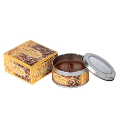 Vela Aromática Mirra y Limon - Goloka lata