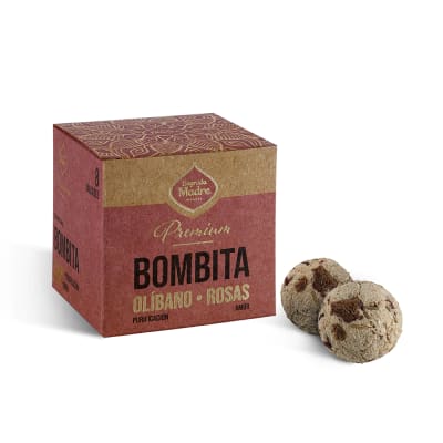 Bombita Premium Defumación Activada Olíbano & Rosa - Sagrada Madre