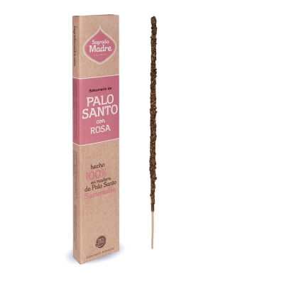 Sahumerio Palo Santo con Rosa - Sagrada Madre