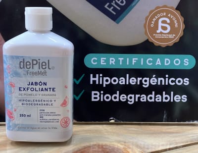 JABÓN EXFOLIANTE 250 mL De Pomelo y Granada