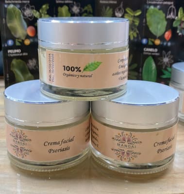 Crema Facial Psoriasis - 100% Orgánico y natural