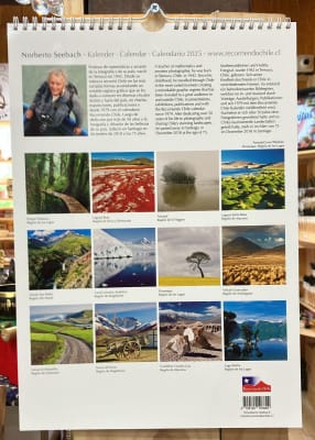 Calendario Mural Recorriendo Chile 2025