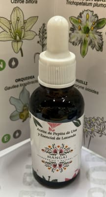 Aceite Facial Anti oxidante pepita de uva y lavanda - Mangai