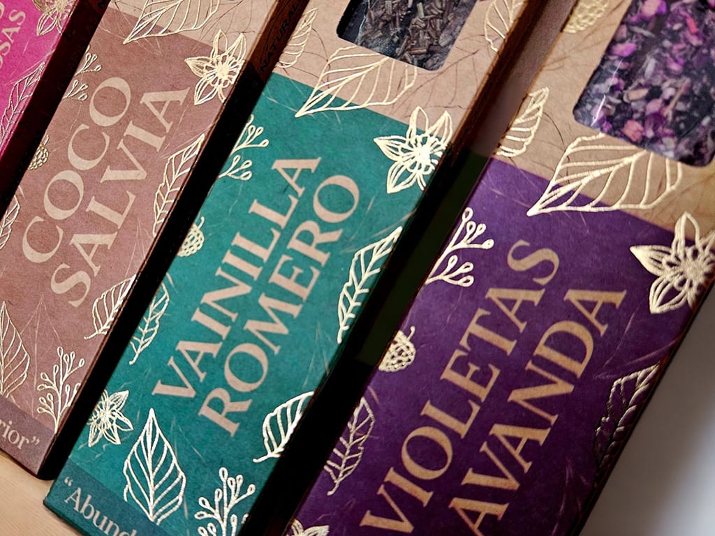 Sahumerio Organico Vainilla Romero - Aromanza1