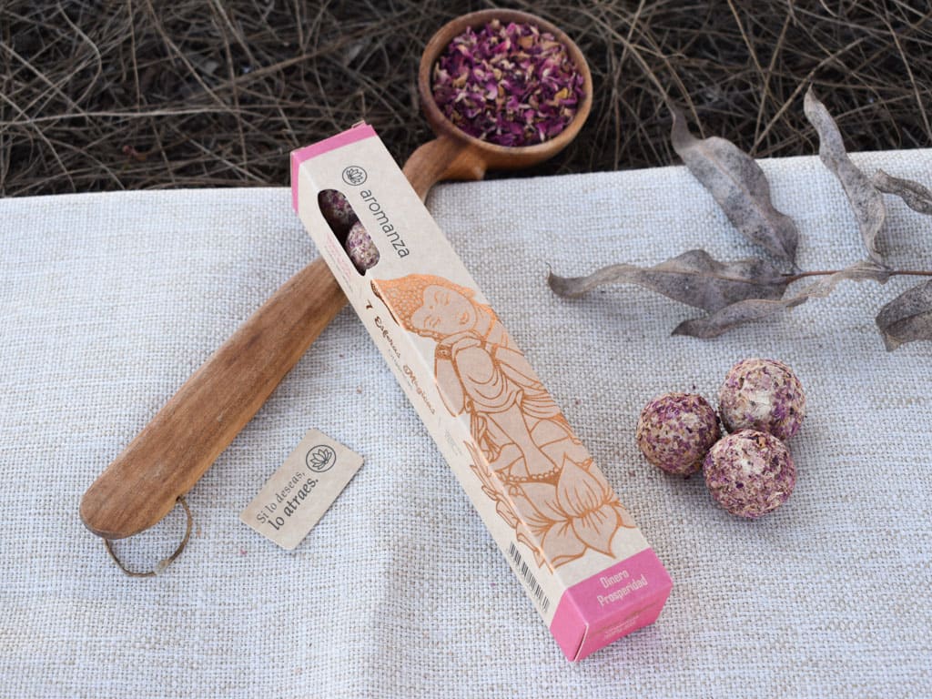 Sahumerio Esfera Organica Berry Kiss - Aromanza1