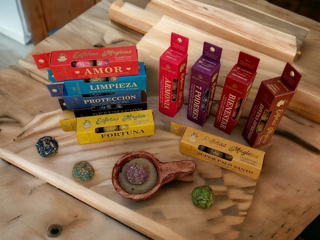 Esferas Mágicas Orgánicas Super Palo Santo - Aromanza2