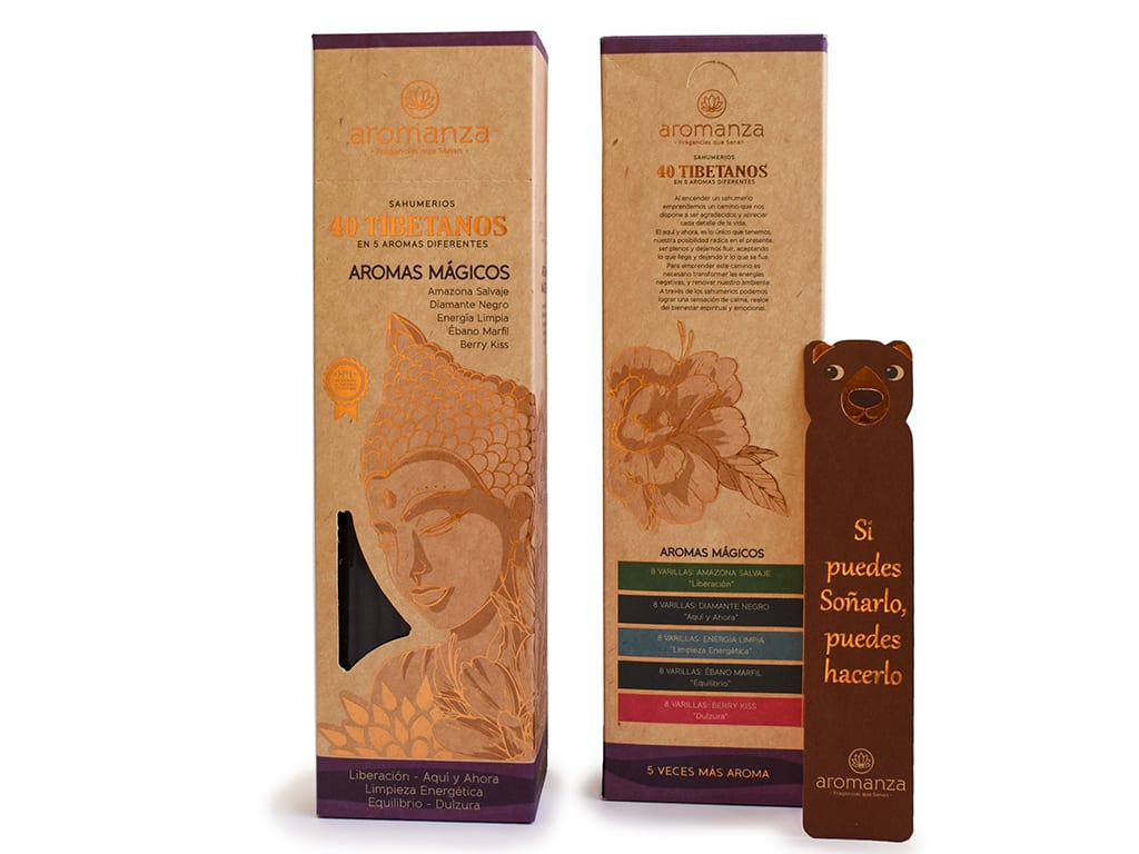 Sahumerio 40 Tibetanos Aromas Magicos - Aromanza1