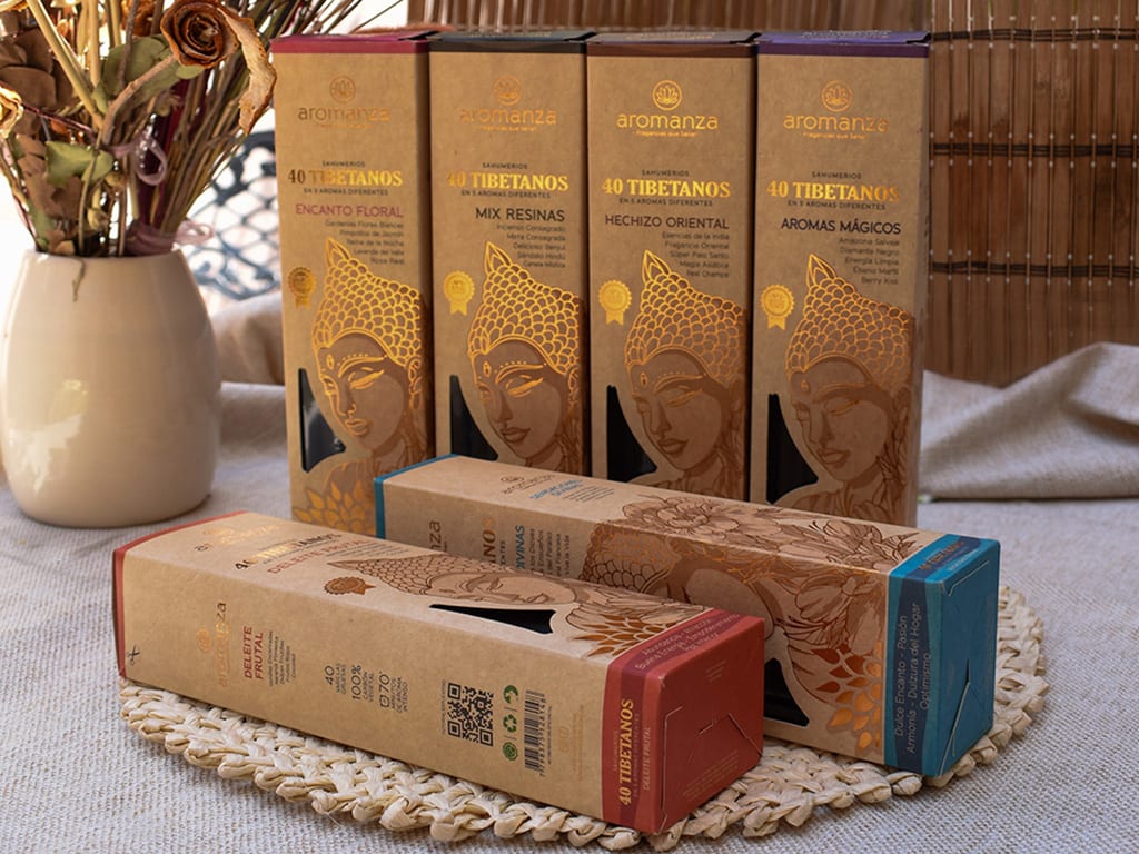 Sahumerio 40 Tibetanos Aromas Magicos - Aromanza2
