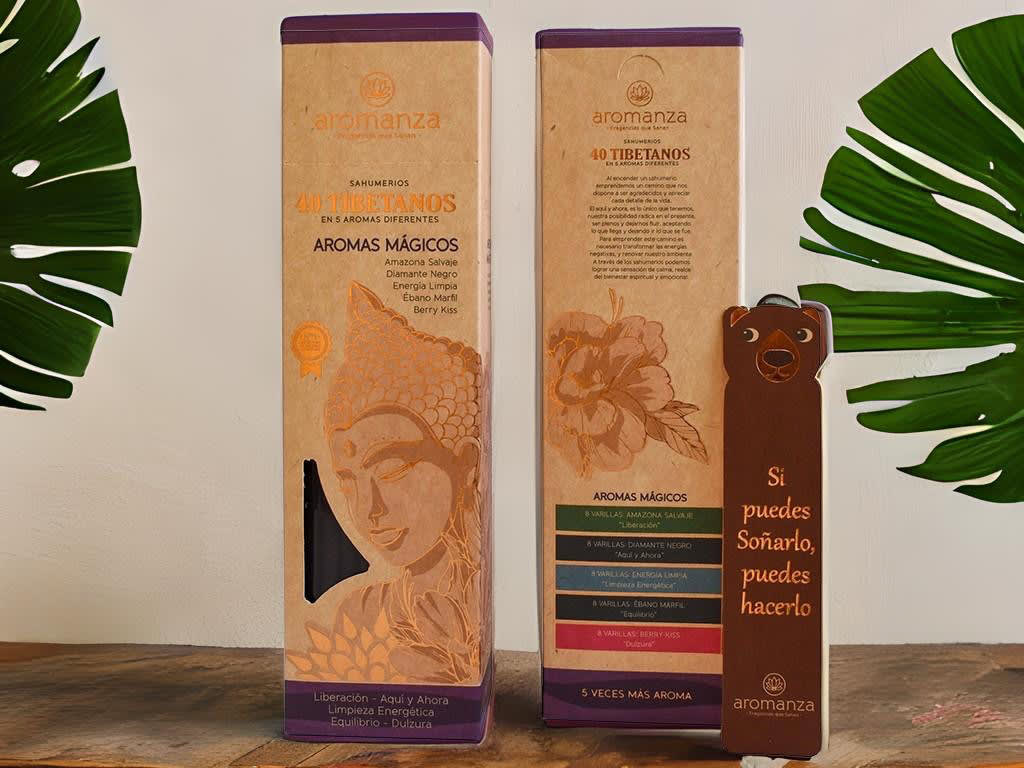 Sahumerio 40 Tibetanos Aromas Magicos - Aromanza3