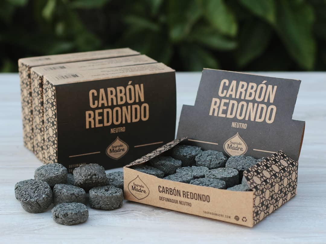 Carbón Vegetal Redondo Neutro - Sagrada Madre1