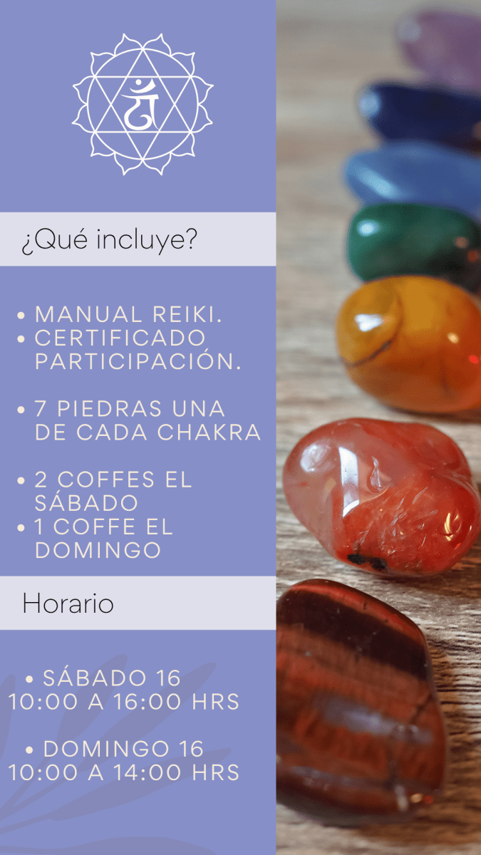 Curso de Reiki Usui Nivel I2