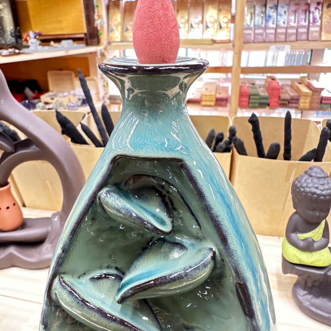 Porta Incienso Cascada Qiannián + 10 inciensos2