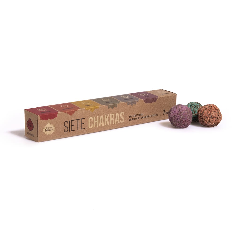 Bombitas Defumación Activada 7 Chakras - Sagrada Madre1