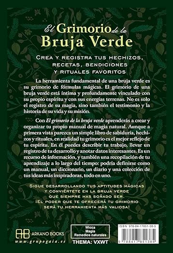 El Grimorio de la Bruja Verde: Guía Completa Para Crear tu Propio Manual de Magia Natural2