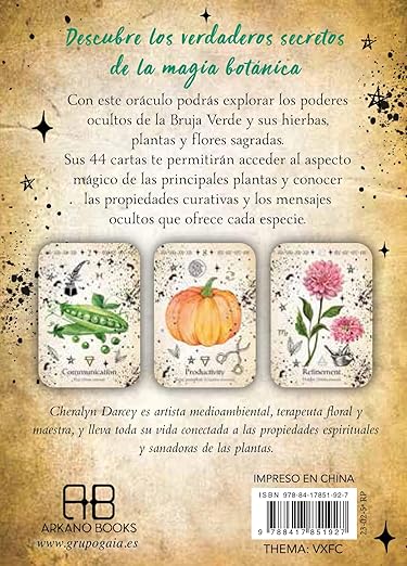 Oráculo de la Bruja Verde: Libro y 44 cartas2